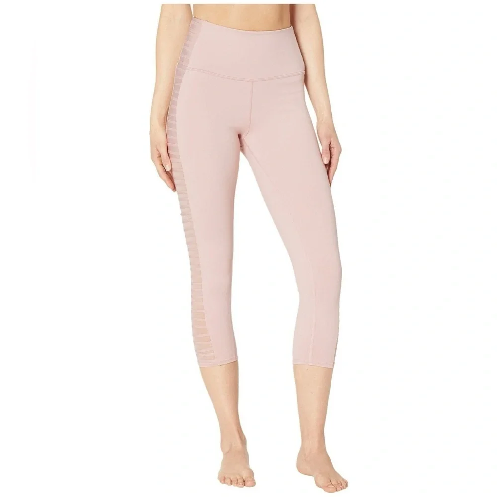 ALO Yoga High Waist Prism Capri Purple Leggings (Size S)